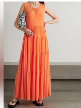 STAUD | Dresses | Staud Dandelion Maxi Dress In Sky Wildflowers Size 8 Nwt  | Poshmark